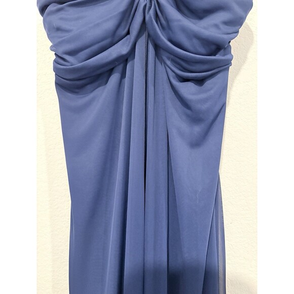 B. Smart Navy Blue Halter Formal Prom Dress Women’s Plus Size 24W 3X - Picture 4 of 8